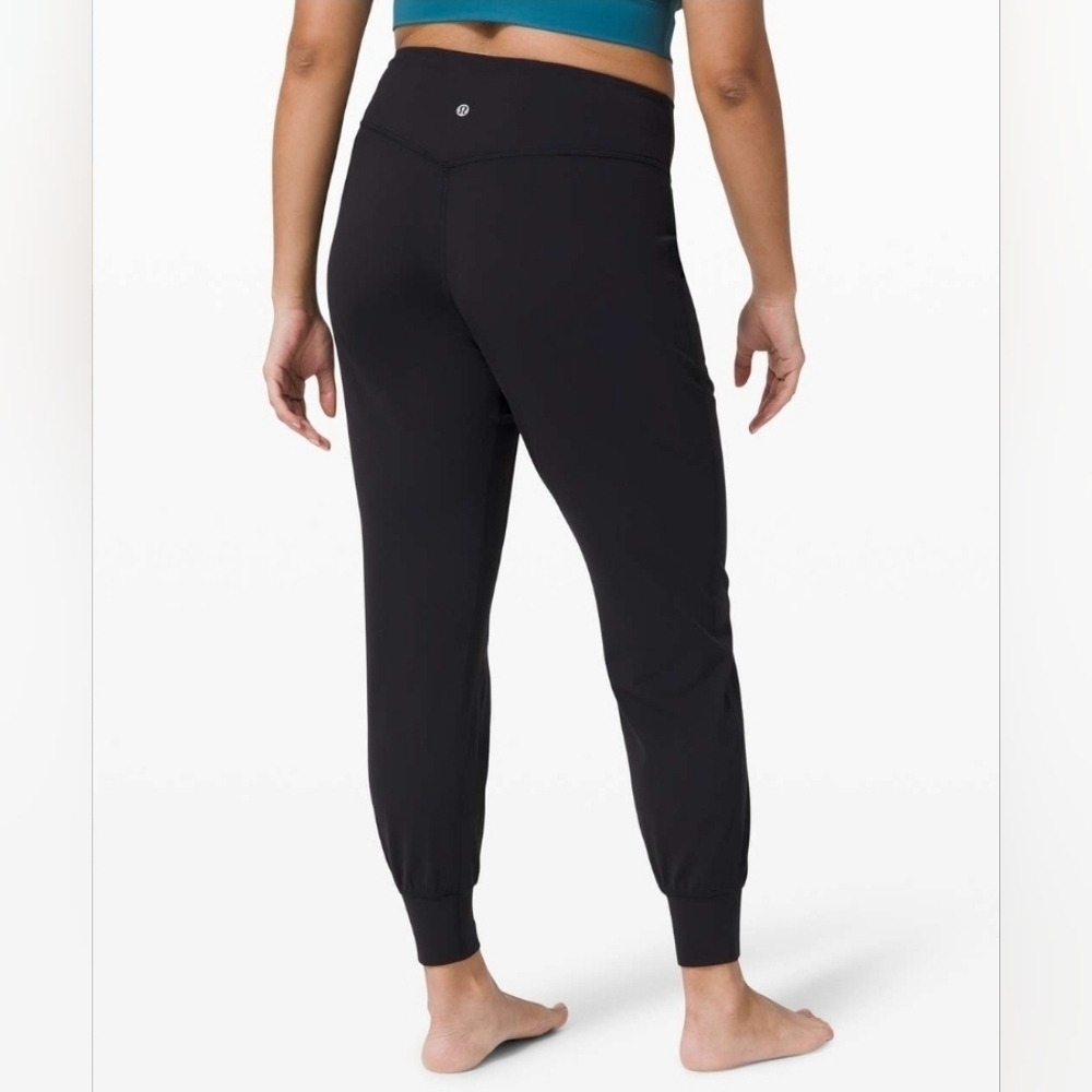 Lululemon Align Jogger 28" Black Leggings Womens 6 Pockets Pants  W5DH6S